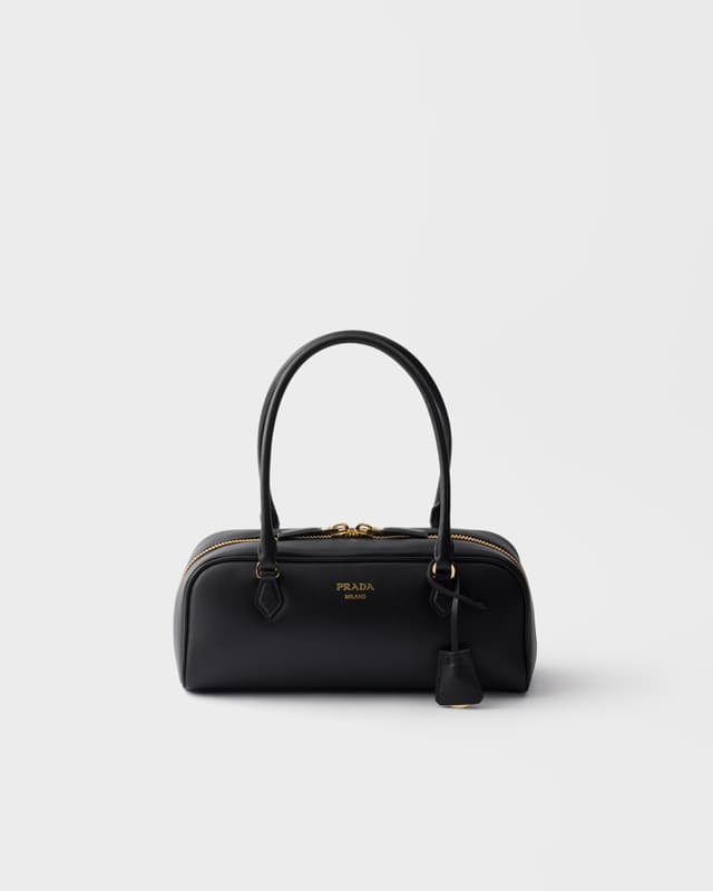 Prada Medium leather top-handle bag