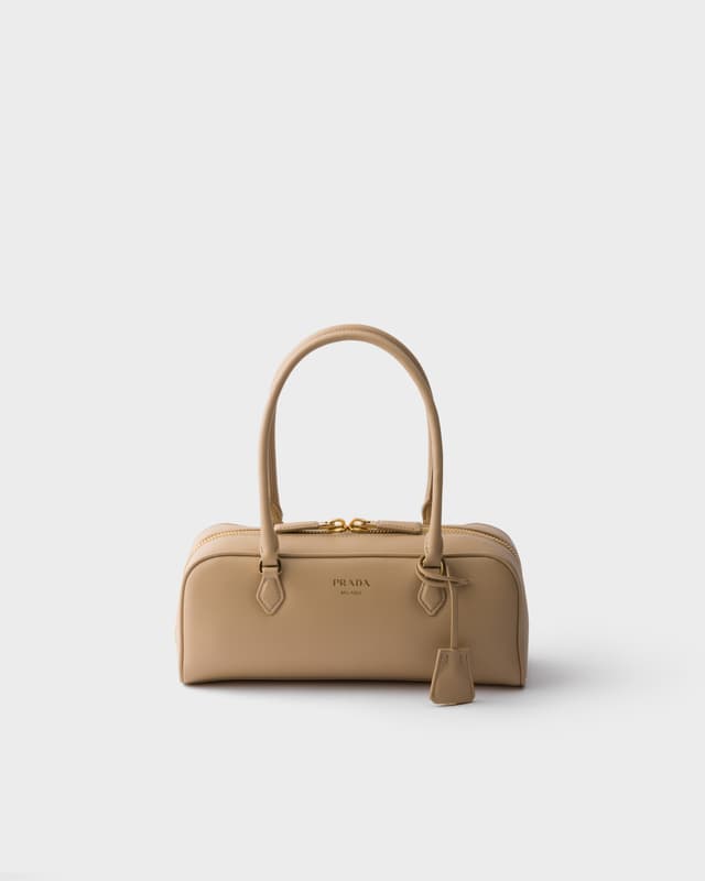 Prada Medium leather top-handle bag