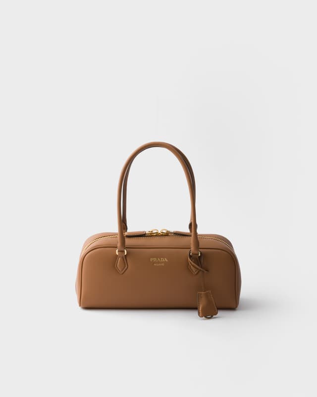 Prada Medium leather top-handle bag