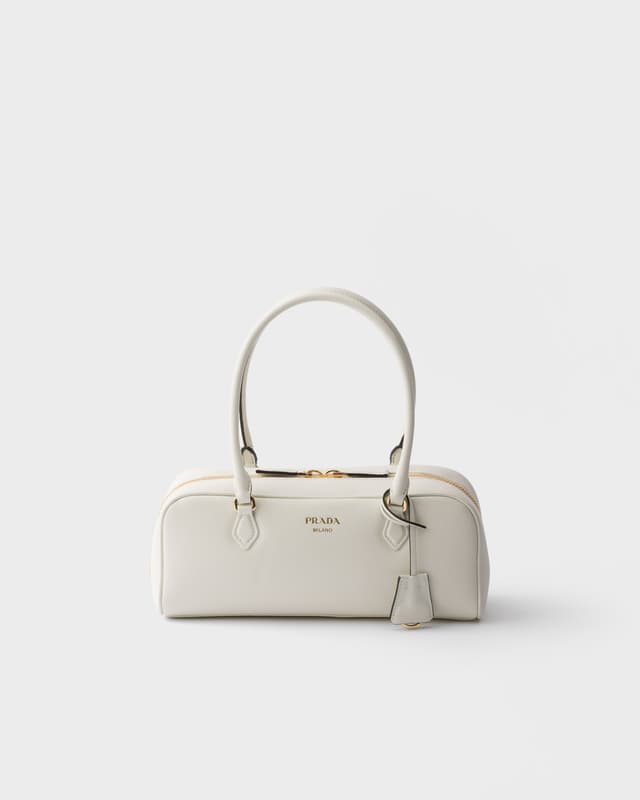 Prada Medium leather top-handle bag