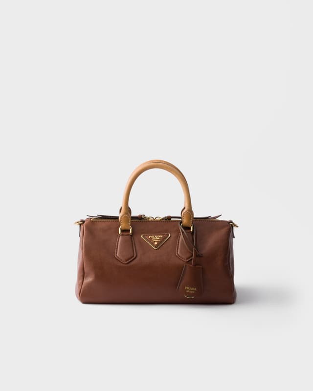 Prada Small leather top-handle bag