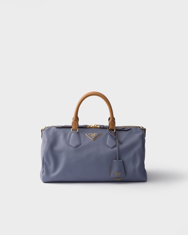 Prada Large leather top-handle bag