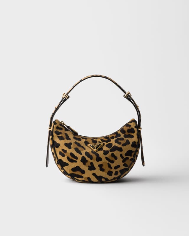 Prada Prada Arqué printed leather mini shoulder bag