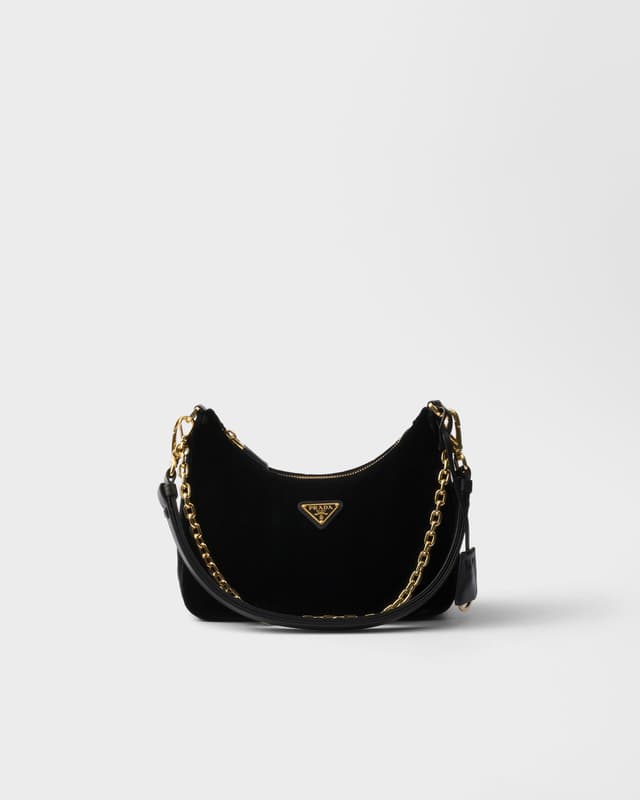 Prada Prada Re-Edition mini velvet bag