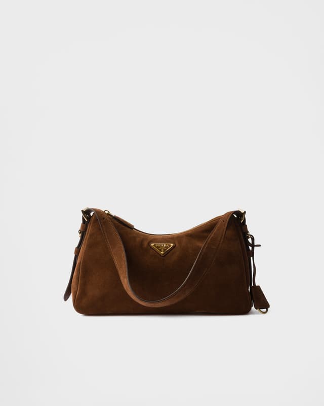 Prada Prada Aimée medium suede shoulder bag