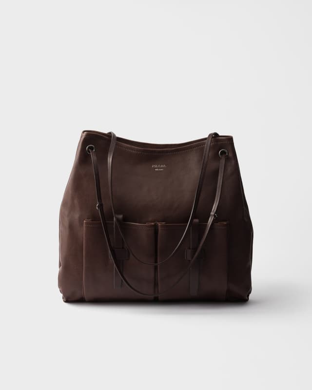 Prada Prada Route large leather bag