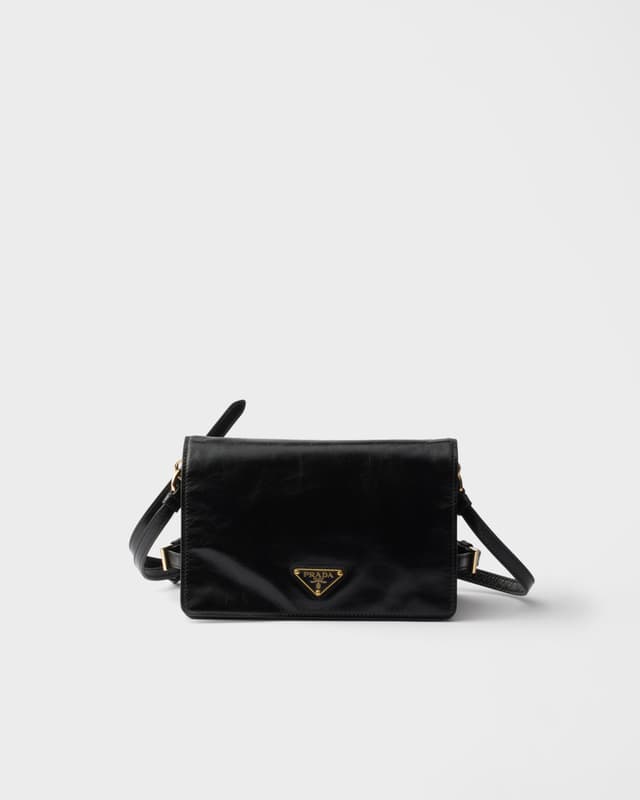 Prada Mini leather shoulder bag