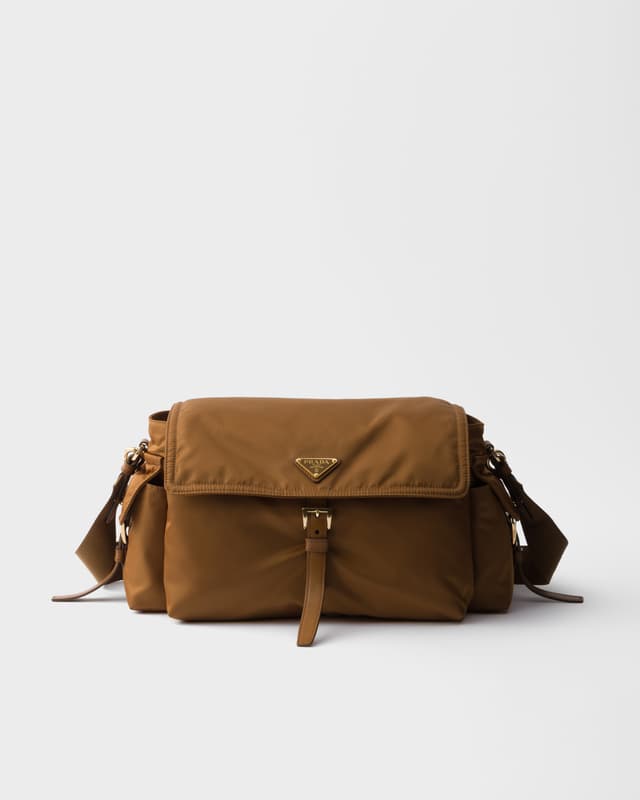 Prada Prada Explore large Re-Nylon shoulder bag with flap