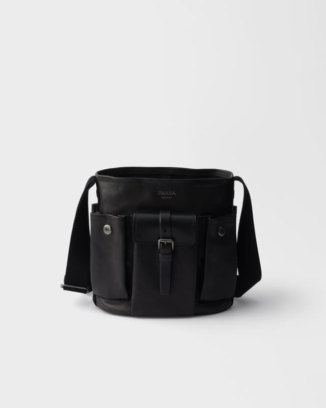 Prada Prada Route leather mini-bucket bag