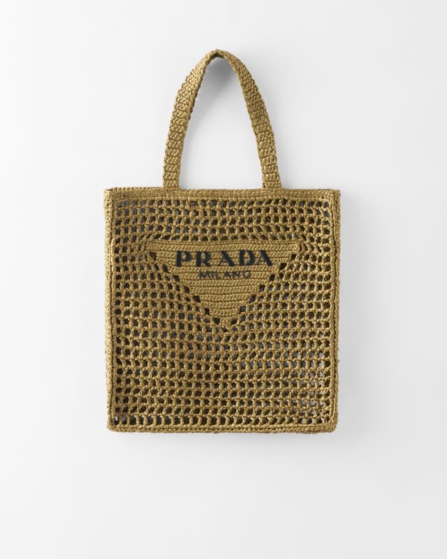 Prada Crochet tote bag