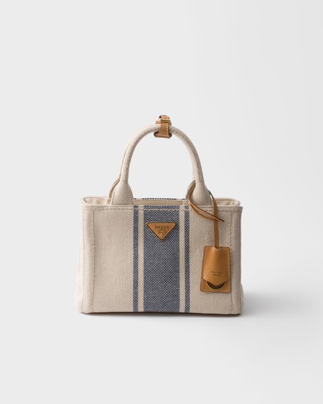 Prada Prada Jardinière small cotton canvas bag