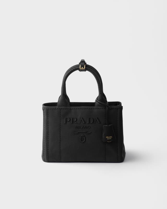 Prada Prada Jardinière small cotton canvas bag