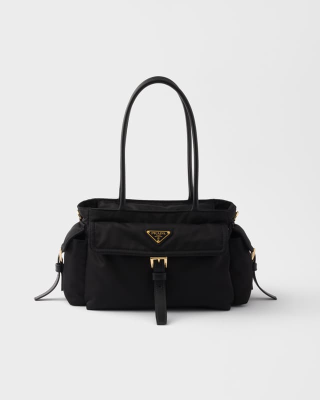 Prada Prada Explore medium Re-Nylon and leather tote bag