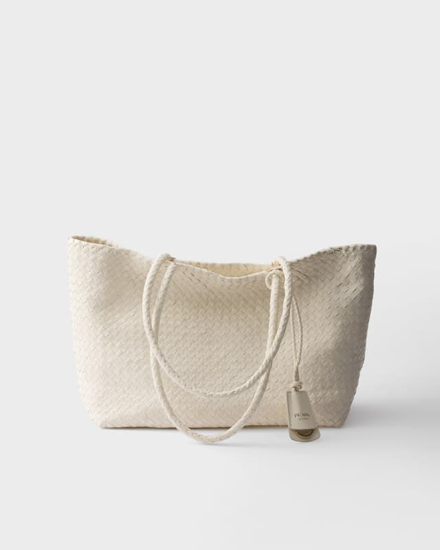 Prada Large leather tote bag