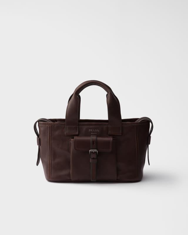 Prada Prada Route medium leather tote bag