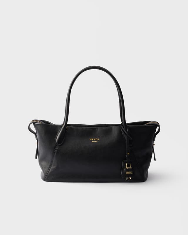 Prada Large leather tote bag