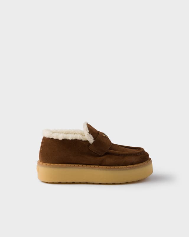Prada Suede loafers