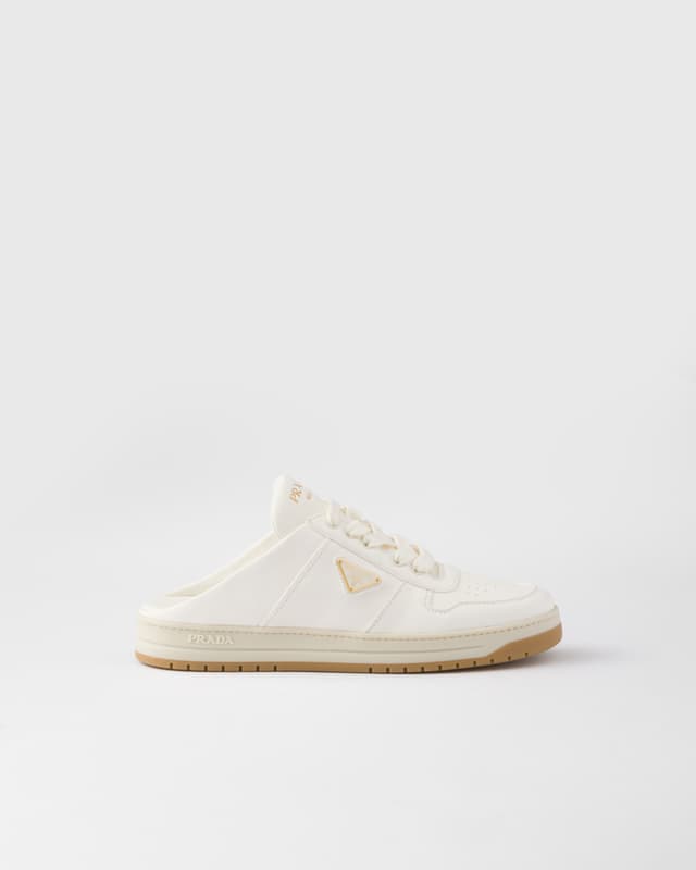 Prada Nappa leather sneaker mules