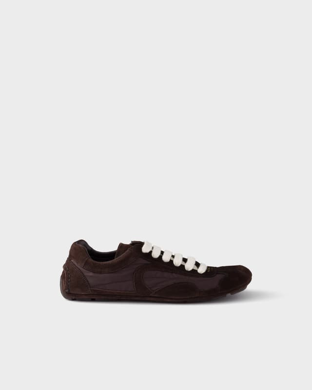 Prada Montecarlo Re-Edition 2005 suede and Re-Nylon sneakers
