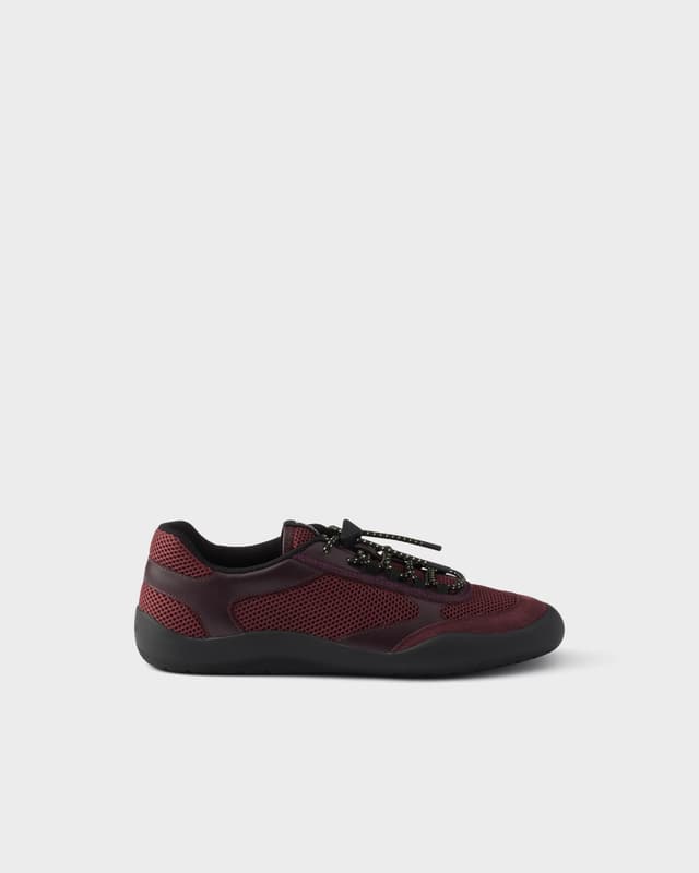 Prada Speedrock mesh fabric sneakers