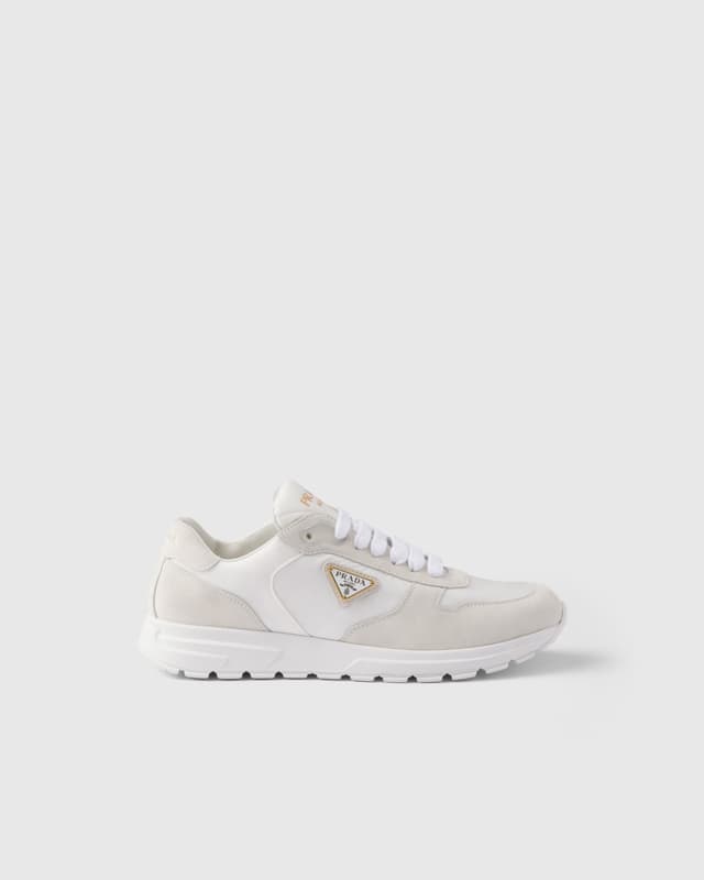 Prada Prax 2.0 Re-Nylon and suede sneakers