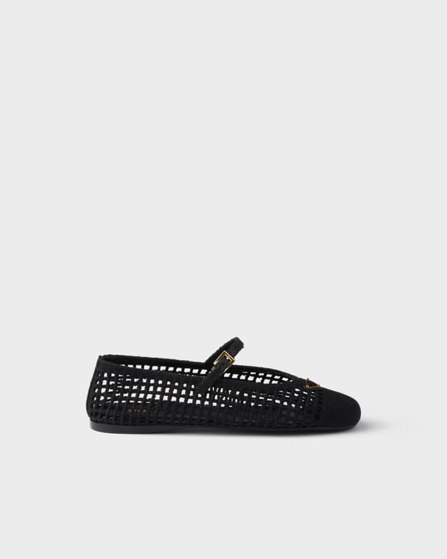 Prada Crochet ballerinas