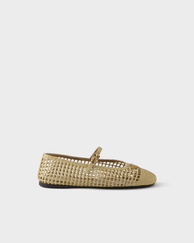 Prada Crochet ballerinas