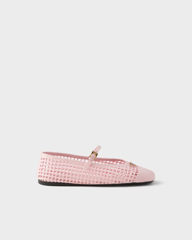 Prada Crochet ballerinas