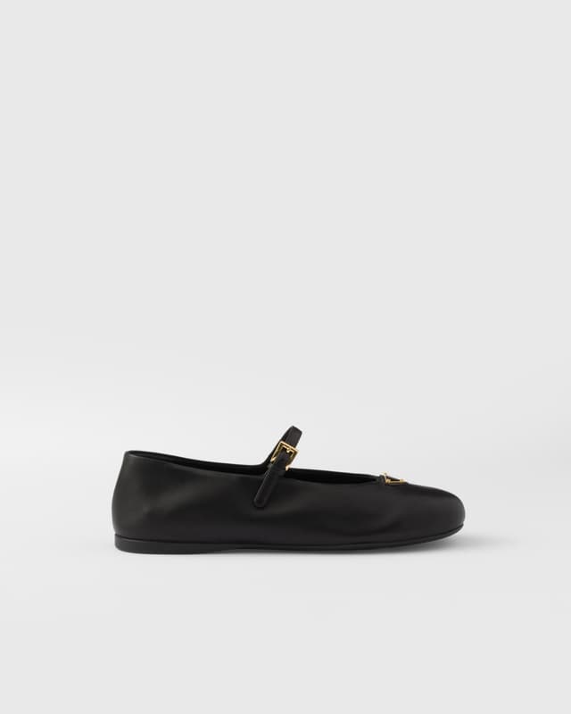 Prada Nappa leather ballerinas