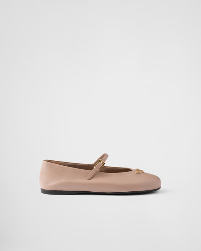 Prada Nappa leather ballerinas