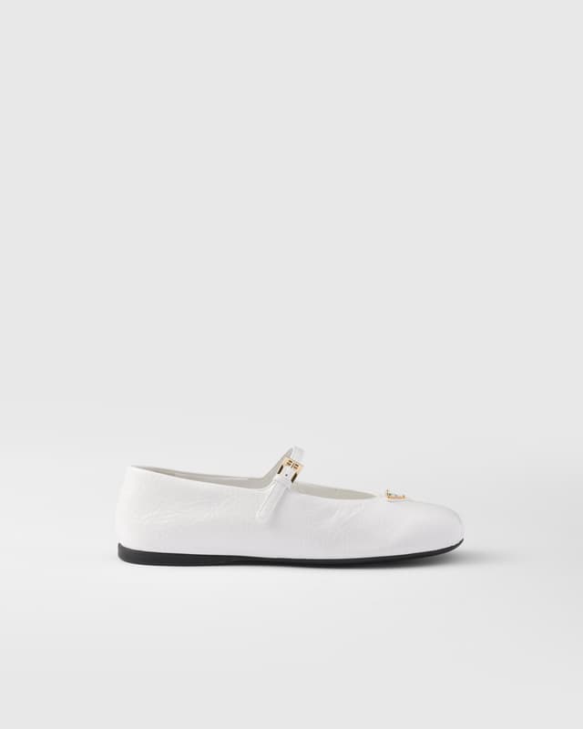 Prada Naplak patent leather ballerinas