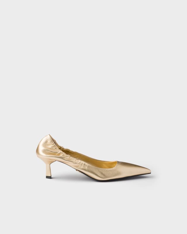 Prada Mordoré nappa leather pumps