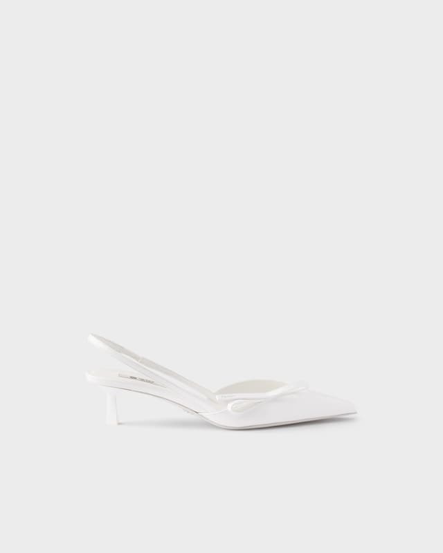Prada Patent leather slingback pumps
