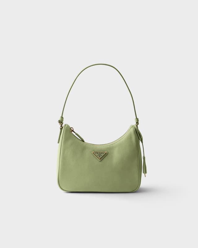 Prada Prada Re-Edition 2005 nubuck and Saffiano leather mini-bag