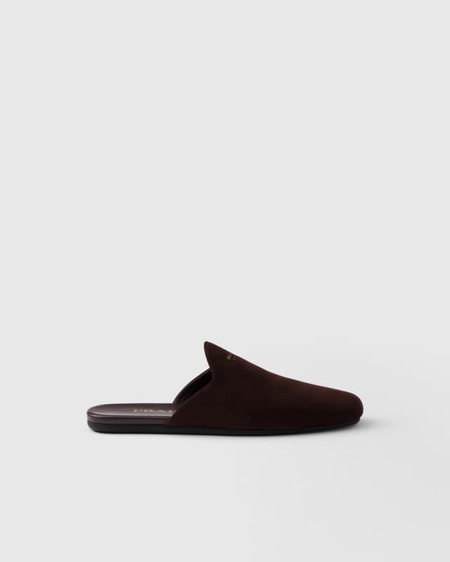 Prada Suede mules