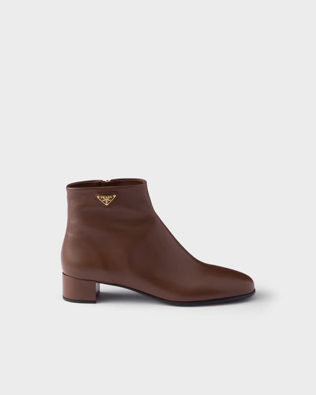 Prada Nappa leather booties