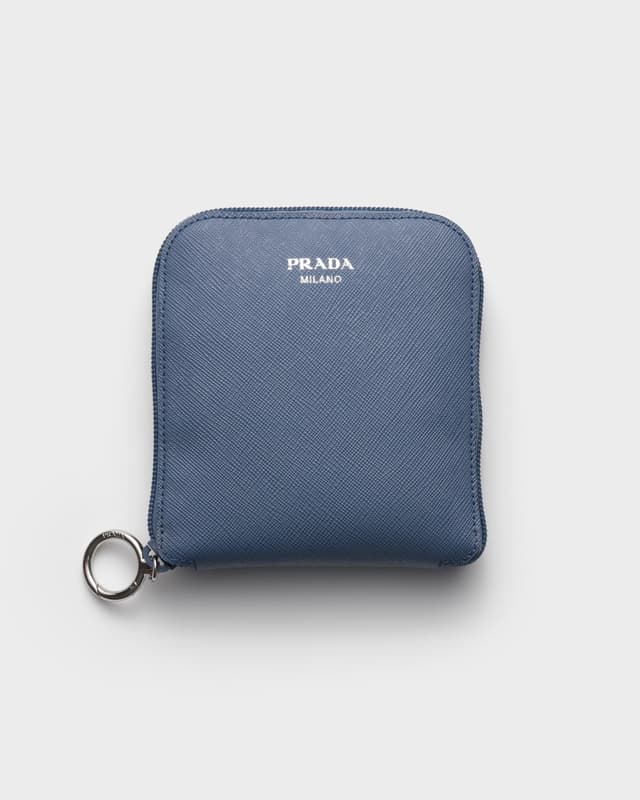 Prada Saffiano leather pendant with Re-Nylon tote bag