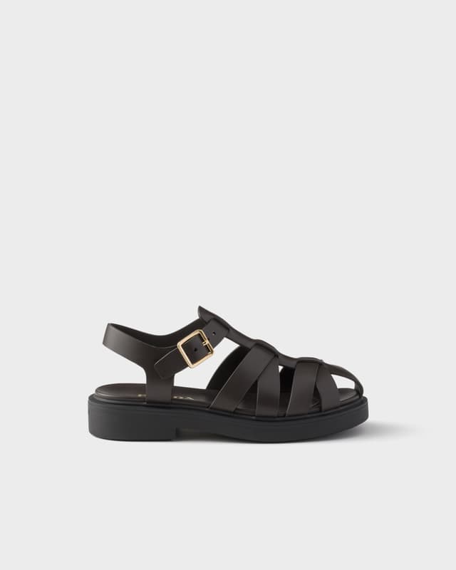 Prada Leather fisherman's sandals