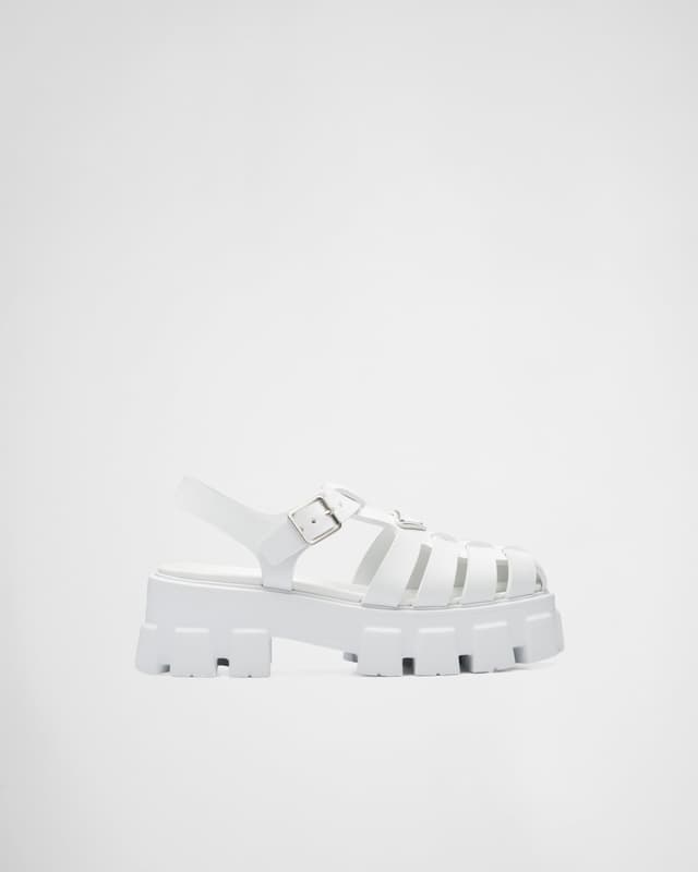 Prada Rubber Monolith sandals