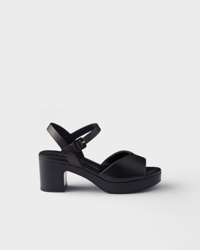 Prada Padded nappa leather sandals