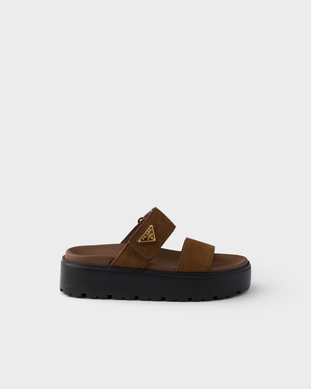 Prada Nubuck slides