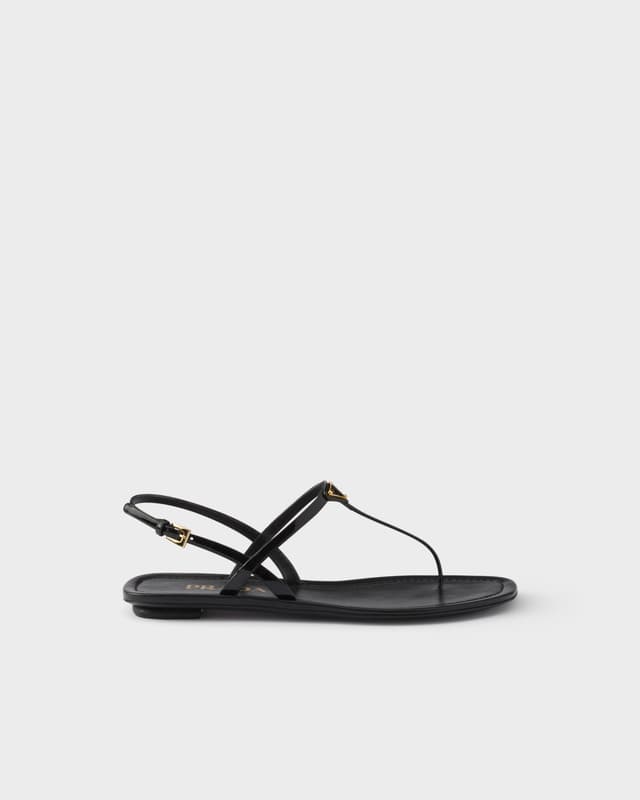 Prada Patent leather thong sandals