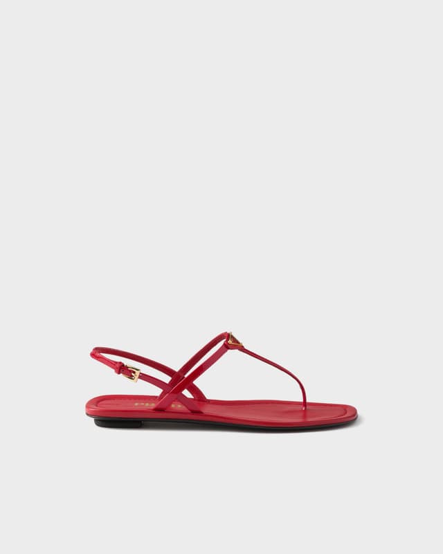 Prada Patent leather thong sandals