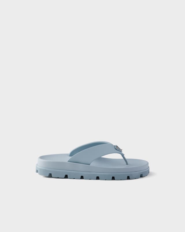Prada Rubber thong sandals