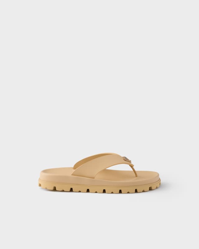 Prada Rubber thong sandals