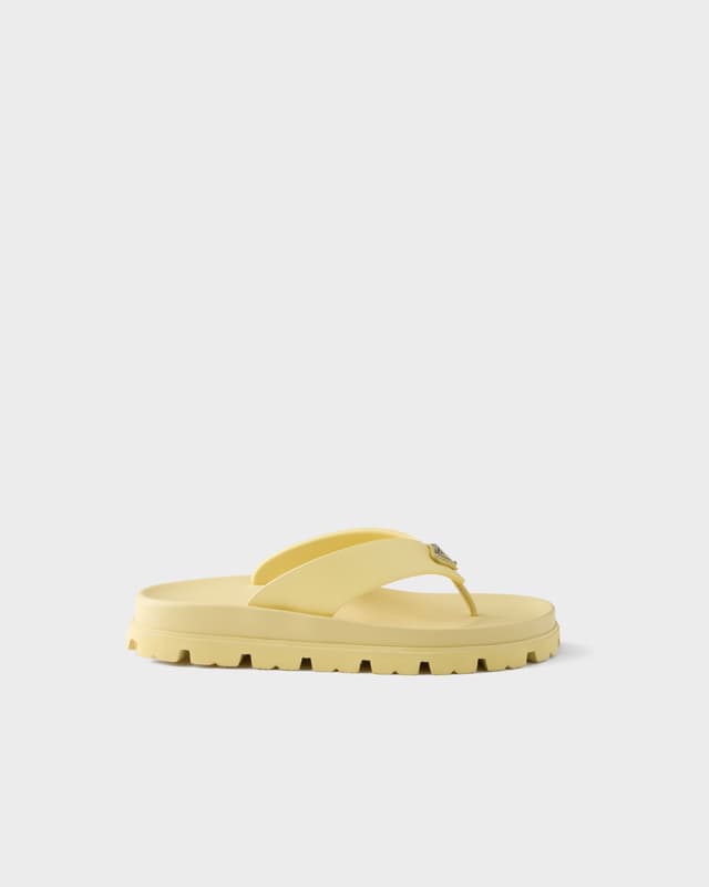 Prada Rubber thong sandals