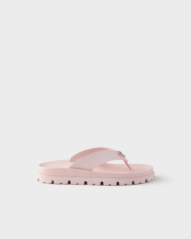 Prada Rubber thong sandals