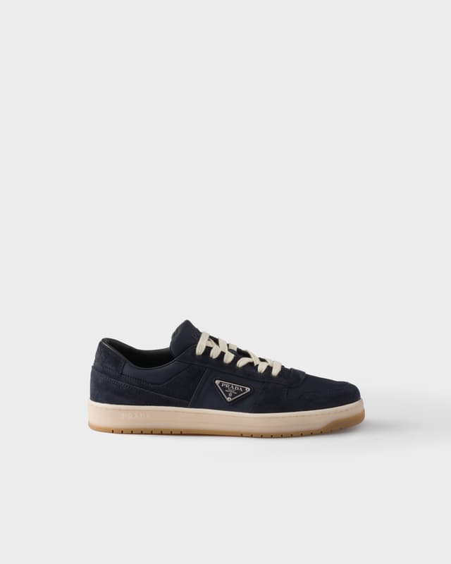 Prada Downtown Re-Nylon and suede sneakers