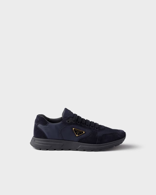 Prada Prax 2.0 Re-Nylon and suede sneakers