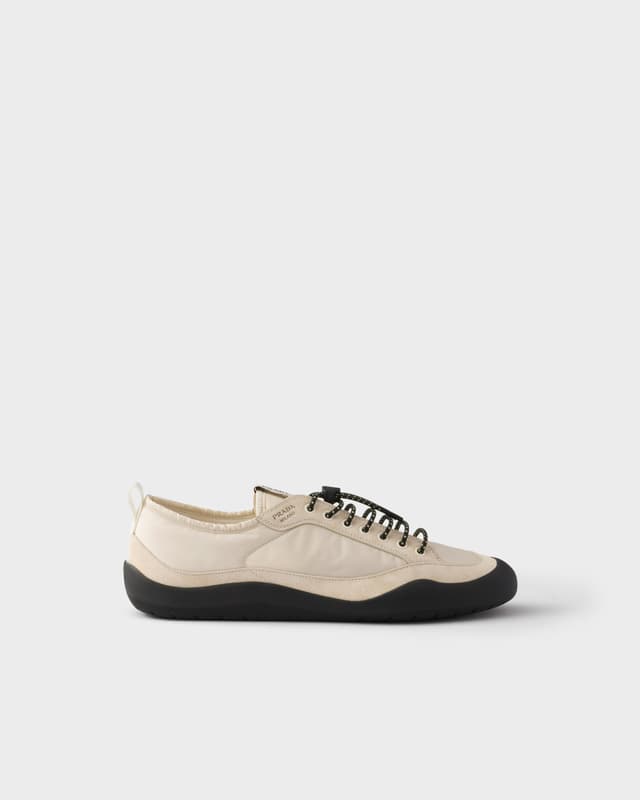 Prada Speedrock Re-Nylon and suede sneakers